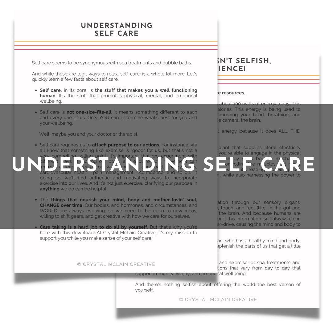 Making Sense of Self-Care